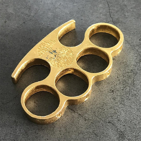 Old Style Zinc Alloy Knuckle Dusters Self-Defense EDC Gear