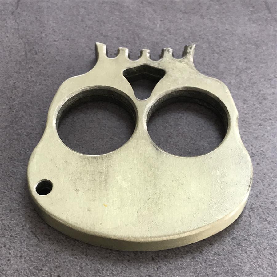 Skull Two-Finger Outdoor Portable Knuckle Dusters EDC Decoration