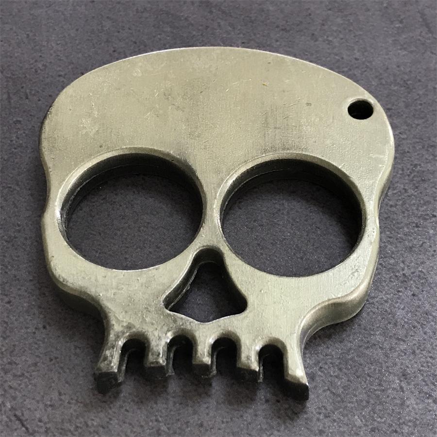 Skull Two-Finger Outdoor Portable Knuckle Dusters EDC Decoration