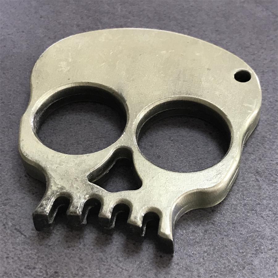 Skull Two-Finger Outdoor Portable Knuckle Dusters EDC Decoration