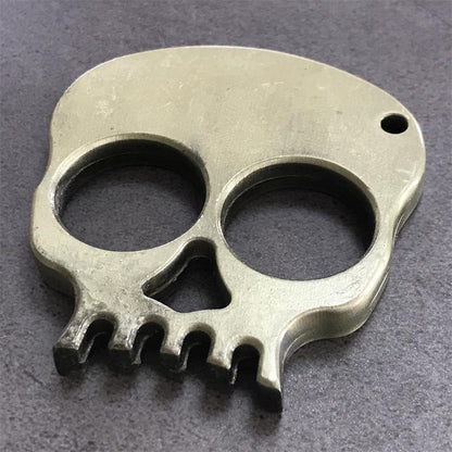Skull Two-Finger Outdoor Portable Knuckle Dusters EDC Decoration