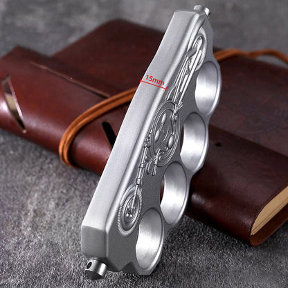 Thickened Zinc Alloy Knuckle Dusters Creative Pattern Outdoor
