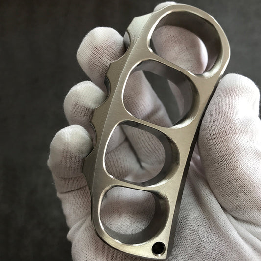 Titanium Alloy Medium Pea Knuckle Dusters Outdoor EDC Tool