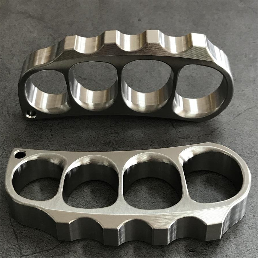 Titanium Alloy Medium Pea Knuckle Dusters Outdoor EDC Tool