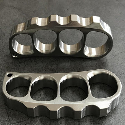 Titanium Alloy Medium Pea Knuckle Dusters Outdoor EDC Tool