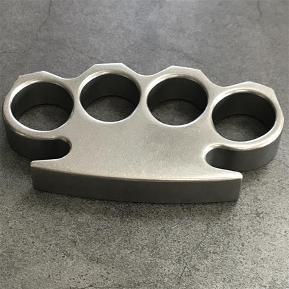 The KING Stonewashed Steel Knuckle Dusters Outdoor Tool