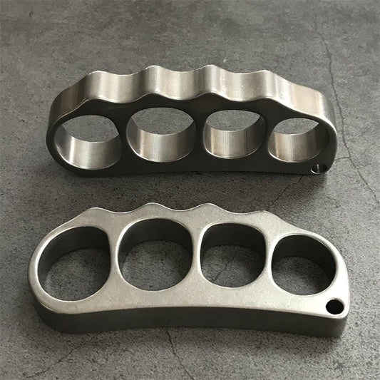 Medium Titanium Pea Knuckle Dusters EDC Outdoor Tool