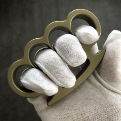 Classic Aluminum Lightweight Knuckle Dusters Built-in Bottle Opening Slot Design EDC Tool