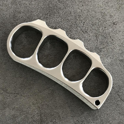 Titanium Pea Knuckle Dusters with Surface Texture Design EDC Tool