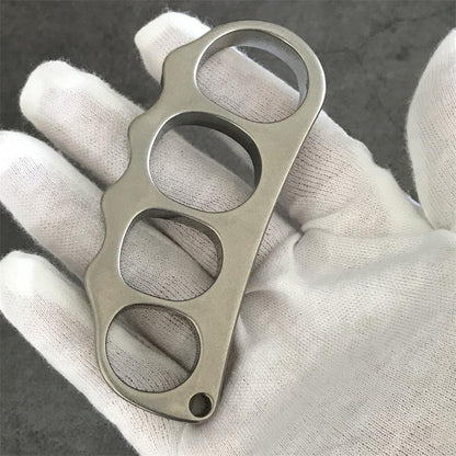 Medium Titanium Pea Knuckle Dusters EDC Outdoor Tool