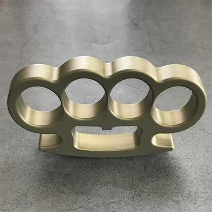 Classic Aluminum Lightweight Knuckle Dusters Built-in Bottle Opening Slot Design EDC Tool