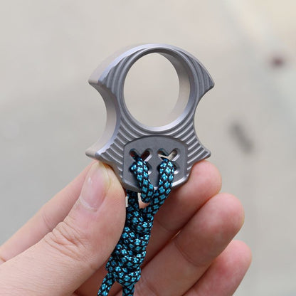 Multi-style Mini EDC Knuckle Dusters ecoration Tool with No Lanyard
