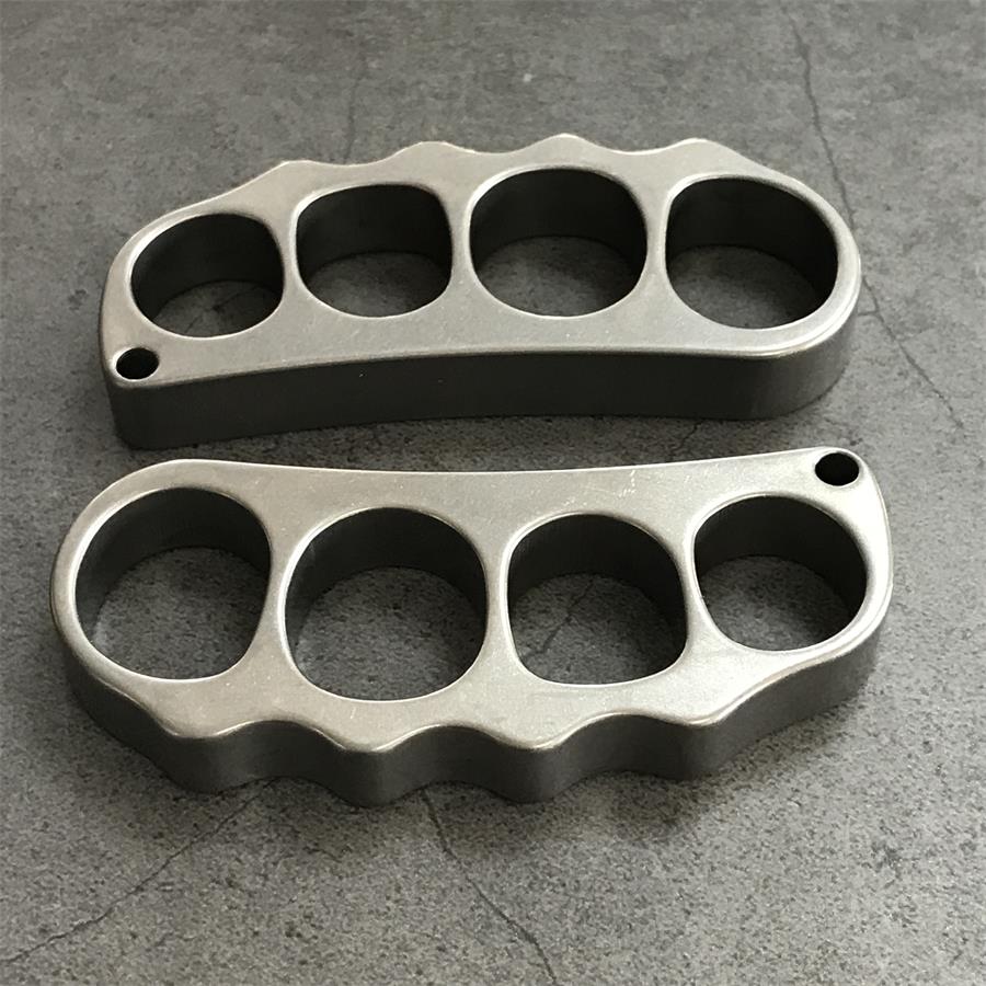 Medium Titanium Pea Knuckle Dusters EDC Outdoor Tool
