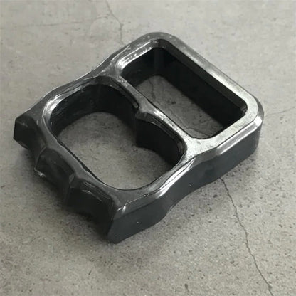 Two-hole Mini Plastic Knuckle Dusters Backpack Pendant