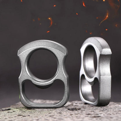 Open Bottle Mini  Knuckle Dusters EDC Outdoor Decoration Tool