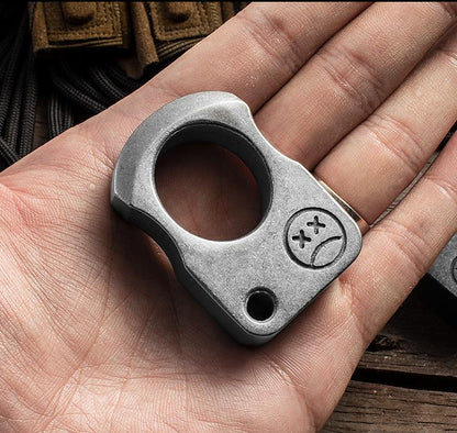 High Quality Steel Single Outdoor Pocket EDC Knuckle Dusters