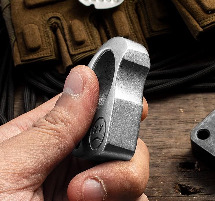 High Quality Steel Single Outdoor Pocket EDC Knuckle Dusters