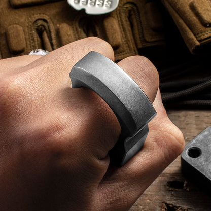 High Quality Steel Single Outdoor Pocket EDC Knuckle Dusters