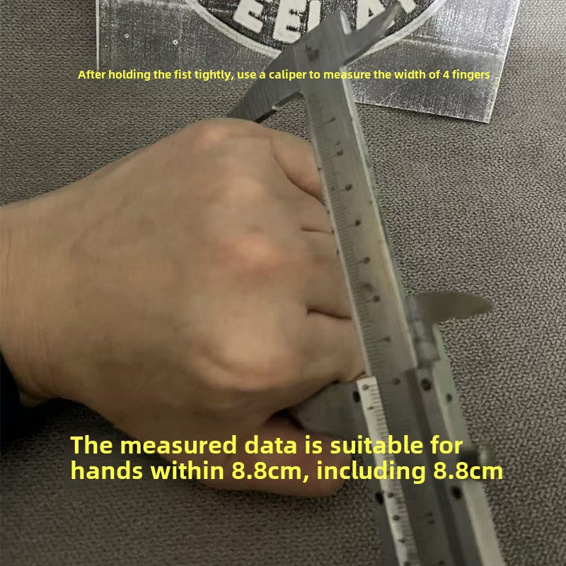 Creative Personalized Left Knuckle Dusters and Right Hand Irregular Hole Outdoor Polishing Tool